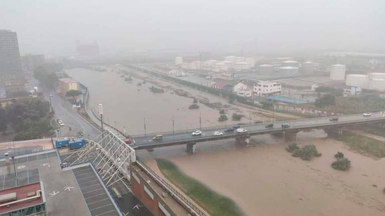 El Puente del Francolí mostraba este aspecto.