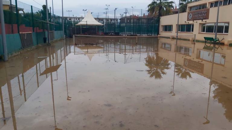 Las inundaciones en el CT Tarragona. Foto: DT
