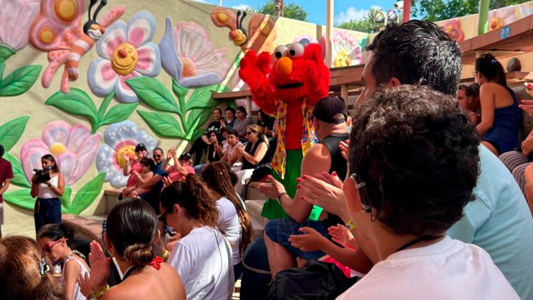 La tecnología se ha presentado con la animación de algunos personajes del parque. Foto: M. C. G.
