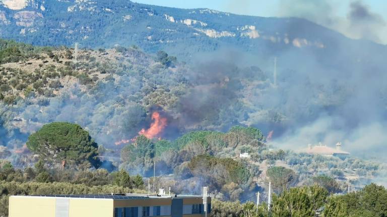 El incendio forestal en Les Borges del Camp quema 3,05 hectáreas