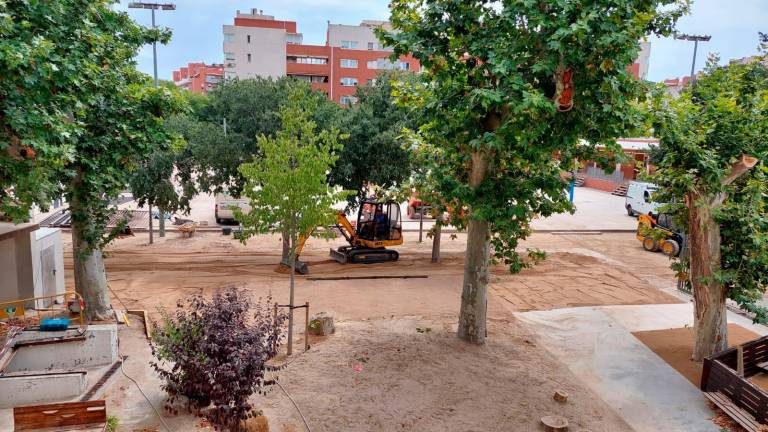 Empiezan las obras en el patio de la guardería El Marfull de Reus