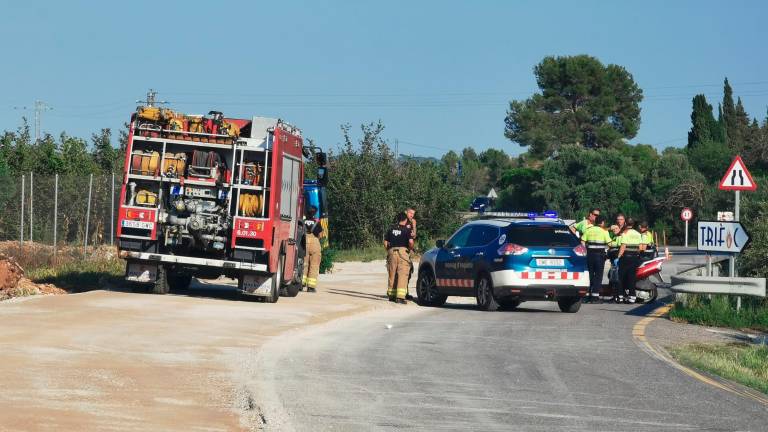 El 15 de junio, una motorista perdió la vida en un accidente en Alcover. Foto: Àngel Juanpere