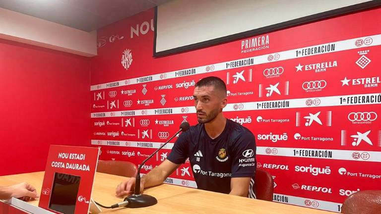 Borja Martínez ha caído de pie en el Nàstic. Foto: Jaume Aparicio