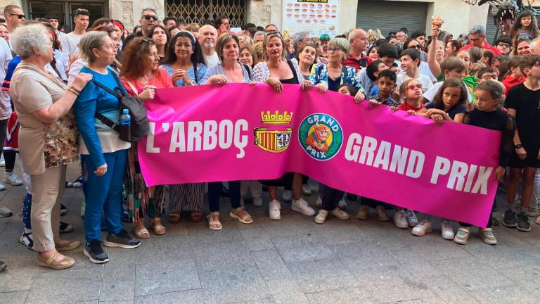 Los vecinos, emocionados con la participación en el Grand Prix del verano. FOTO: JMB