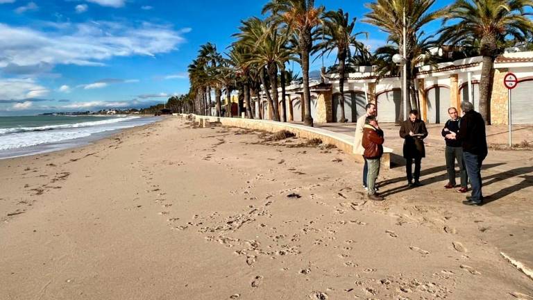 La playa Llarga de Roda de Berà es una de las más afectadas por la regresión de arena. FOTO: Aj. Roda de Berà