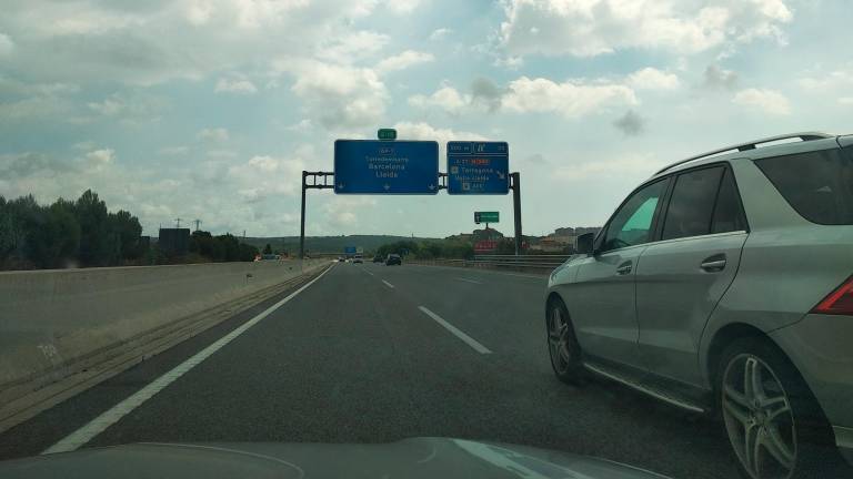 El conductor fue interceptado a la altura de la salida de Tarragona de la autopista AP-7. Foto: Àngel Juanpere