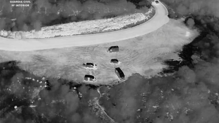 La Guardia Civil vigiló con un dron las acampadas ilegales en Siurana