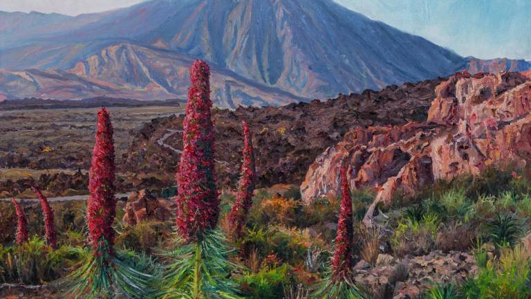 Los emotivos y cautivadores paisajes del artista Jordi Isern vuelan rumbo a Tenerife y Japón