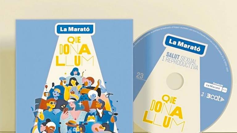 Portada i CD de La Marató d’aquest 2023. Foto: fundació la marató