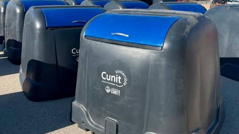 Los contenedores han comenzado a llegar a Cunit.