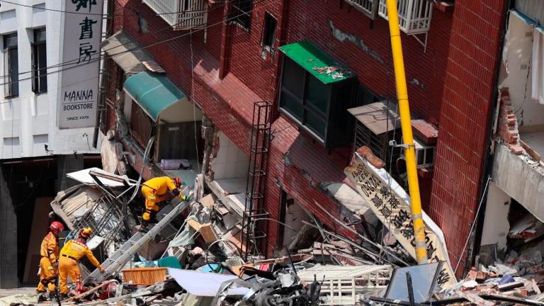 Sureste de Taiwán como consecuencia del terremoto. Foto: EFE / Military News Agency ROC