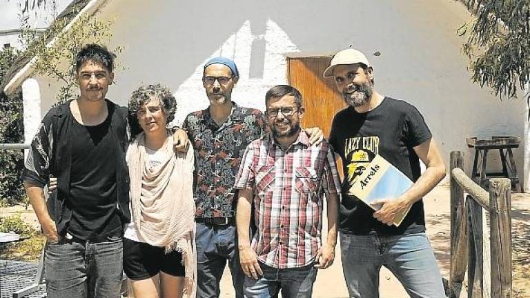 $!D’esquerra a dreta, Andrés Cota, Ada Vilaró, Gabi Martínez, Josep Sucarrats i Gerard Birbe.
