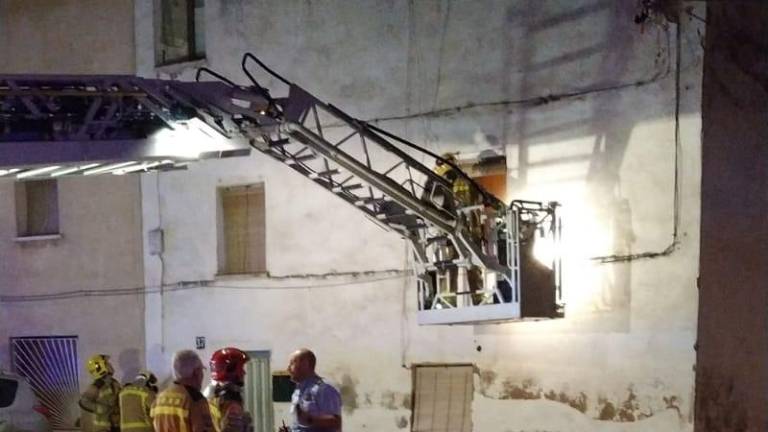 S'ensorra part d'una casa al Rourell