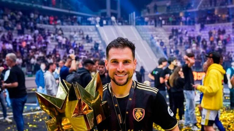 Sergi Gestí celebra su segunda KIngs League. foto: instagram