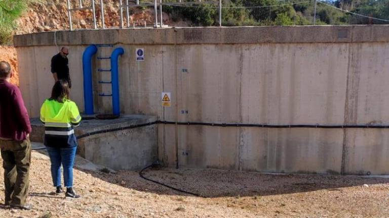Un dels dipòsits d’aigua d’Ulldecona, situat al barri Castell. Foto: Ajuntament d’Ulldecona