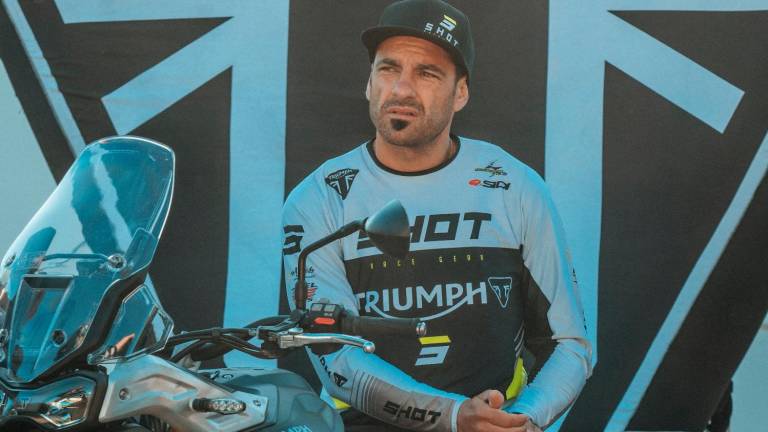 Iván Cervantes es embajador de Triumph y competirá con la Tiger 900. Foto: Triumph