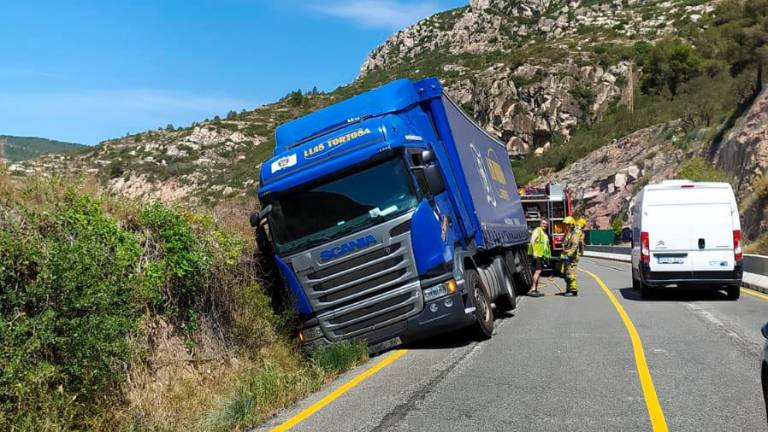 El camión accidentado. Foto: DT