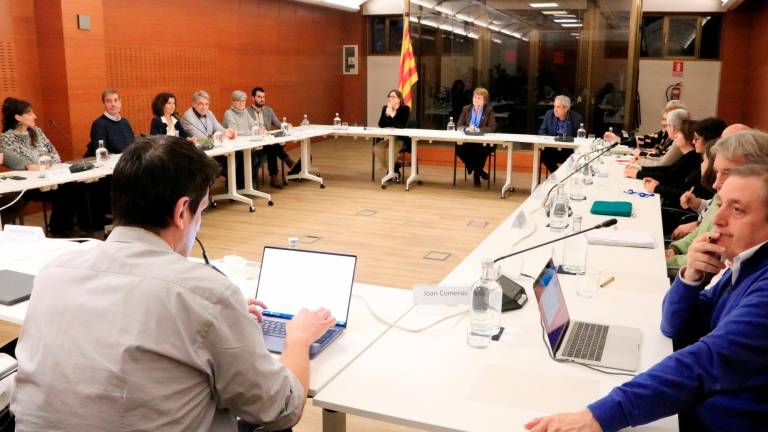 Primera reunió, la setmana passada, del grup d’experts per millorar l’educació catalana. Foto: ACN