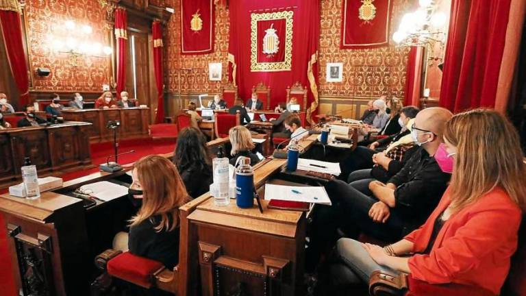 Imagen de archivo de un pleno en el Ajuntament de Tarragona. Foto: Dt