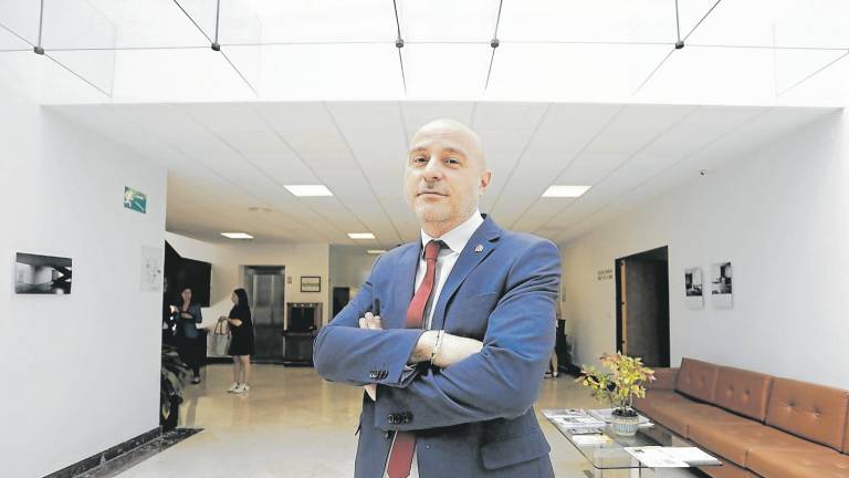 El delegado del Gobierno central, Carlos Prieto, en la sede de la Subdeelegación en Tarragona, en la Imperial Tarraco. Foto: Pere Ferré