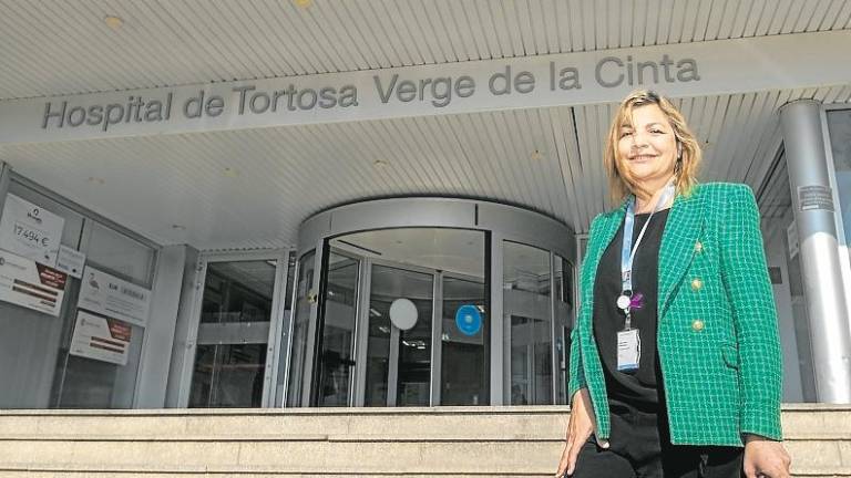 $!La doctora Maria José Rallo, en el Hospital de Tortosa Verge de la Cinta que dirige desde 2018. Foto: Joan Revillas