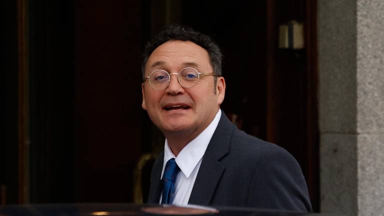 El fiscal general del Estado, Álvaro García Ortiz, a su llegada este miércoles al Tribunal Supremo. Foto: EFE