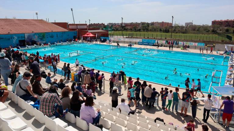 Imagen de la piscina Sylvia Fontana durante la edición del HaBaWaBa 2022. Foto: Cedida