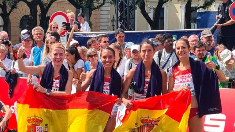 Marta Galimany, plata por equipos en maratón en el Europeo