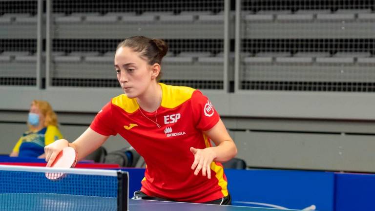 Elvira Rad, en un torneo con la selección española. Foto: Cedida