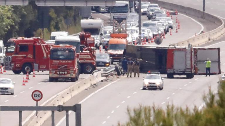 La AP-7 es la vía que concentra más accidentes mortales de Catalunya. Foto: Pere Ferré