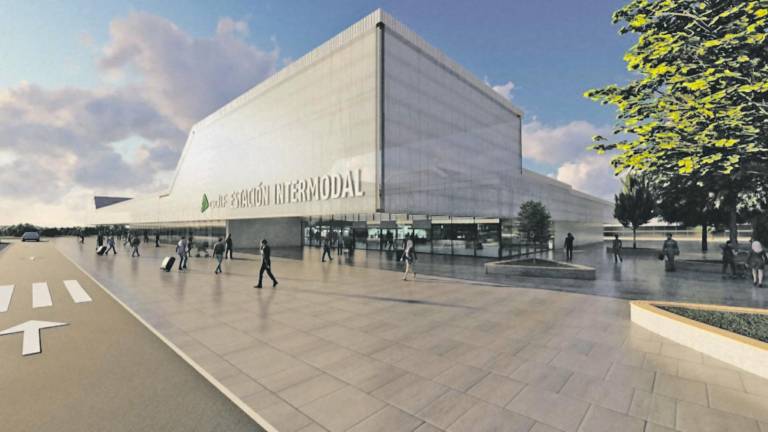 Imagen virtual de la estación intermodal de Vila-seca. Foto: DT