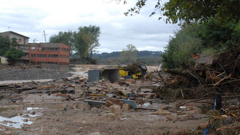Moltes infraestructures van quedar malmeses pels aiguats de l’octubre passat. FOTO: ÀNGEL JUANPERE/DT