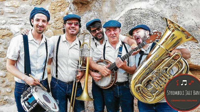 Imagen de los músicos que integran la Stromboli Jazz Band. FOTO: CEDIDA