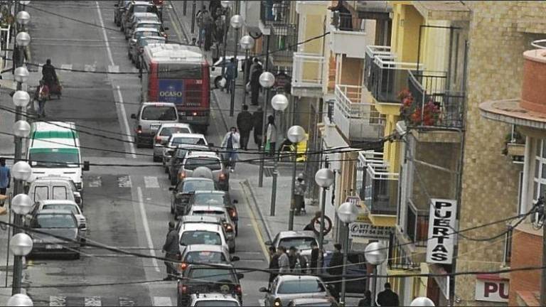 Imagen aérea de la calle Vint-i-vuit del barrio de Bonavista. Foto: DT