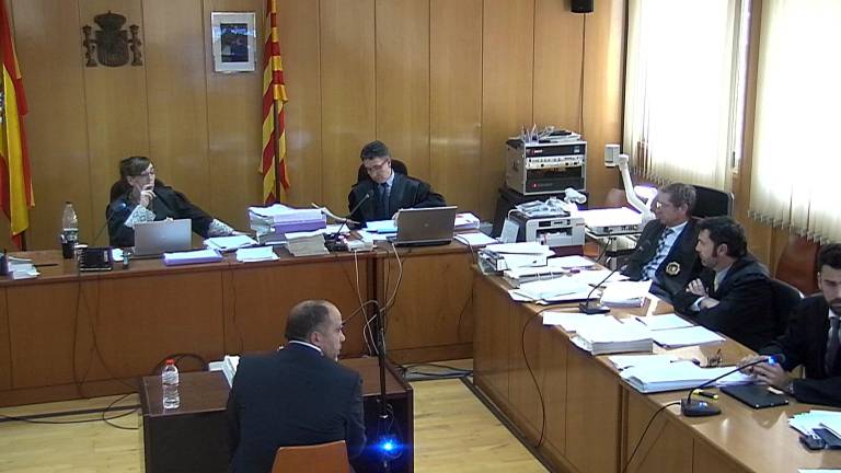 Figueiredo en el juicio que se celebró a finales de 2015 en la Audiencia de Tarragona. FOTO: ACN