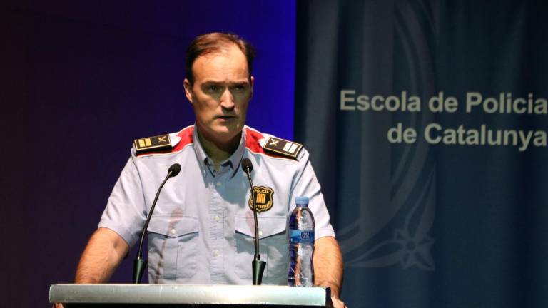 Eduard Sallent, comisario jefe de los Mossos. FOTO: EFE