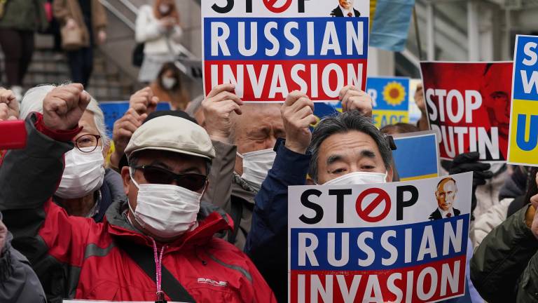 Muchos países se han manifestado en contra e la invasión rusa. Foto: EFE