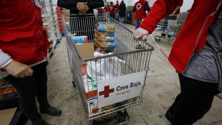 La Cruz Roja reparte en Tarragona más de 370.000 kilos de comida a 18.300 personas en situación vulnerable
