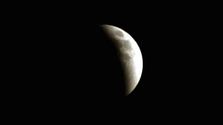 Imagen de un eclipse de luna. EFE