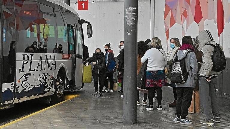 La utilización del transporte interurbano está por debajo de la media catalana. FOTO: ALFREDO GONZÁLEZ