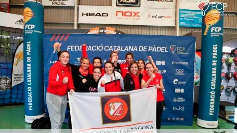 $!Equipo femenino del Club Tennis Tarragona. FOTO: FCP
