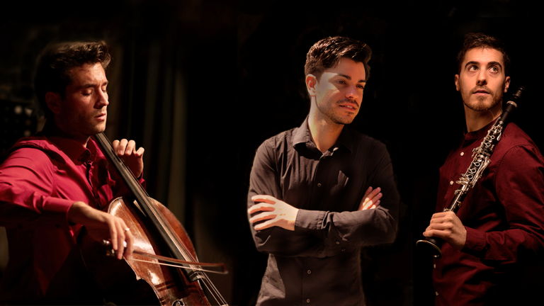 Engega la 'Primavera musical' a Vistabella amb el trio format per Dani Ruiz, Oriol Estivill i Roger Morelló.