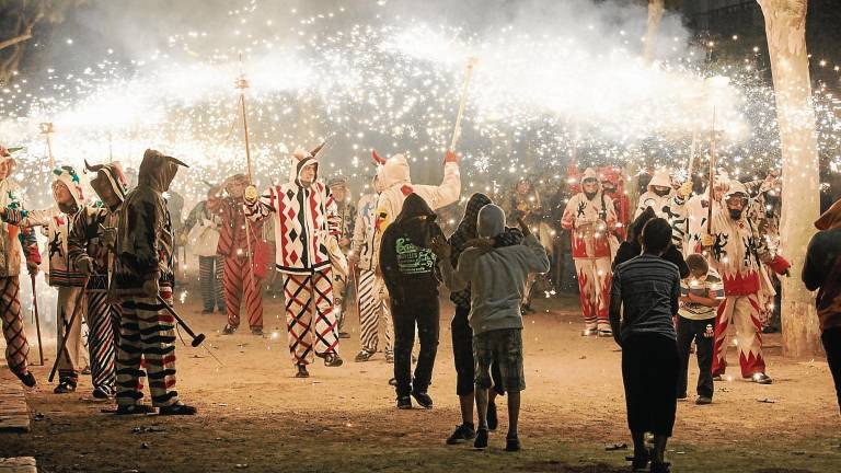 El Ball de Diables considera la Festa Major de Misericòrdia com la seva gran festa, especialment la Baixada i la carretillada. FOTO: A.M.