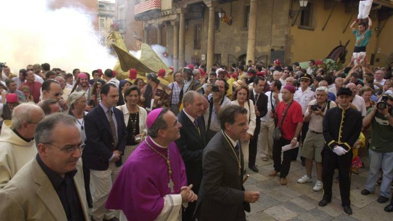 Imagen del 19 de septiembre de 2004, en la toma de posesión del arzobispo Jaume Pujol.