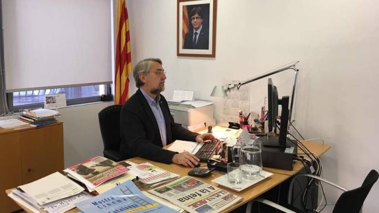 El director general d’Afers Religiosos, Enric Vendrell, esta semana en su despacho. FOTO: Cedida