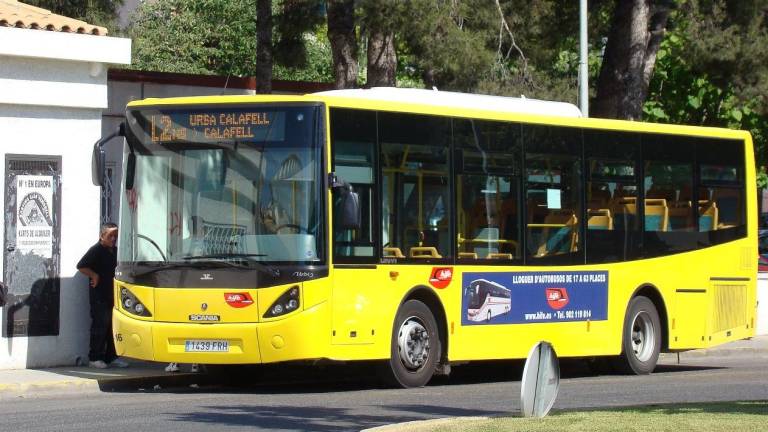 El autobús urbano de Calafell.