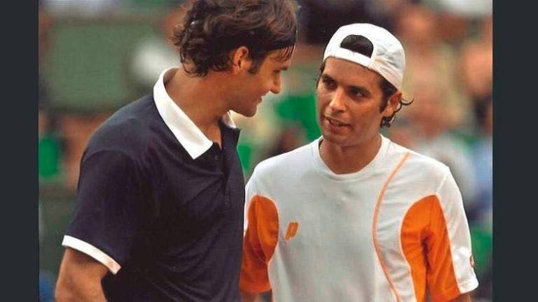 Roger Federer y Albert Montañés se enfrentaron en cuatro ocasiones en el circuito mundial. Foto: ATP Tour