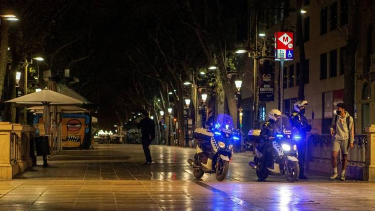 Imagen de la Guardia Urbana de Barcelona. EFE