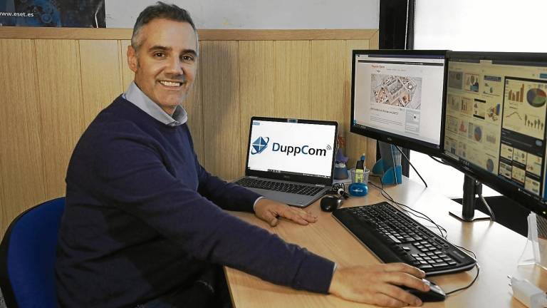 Nicolás Dupuy, CEO de DuppCom Informática, empresa escogida para su digitalización por el programa de Endesa Pimec. Foto: Pere Ferré