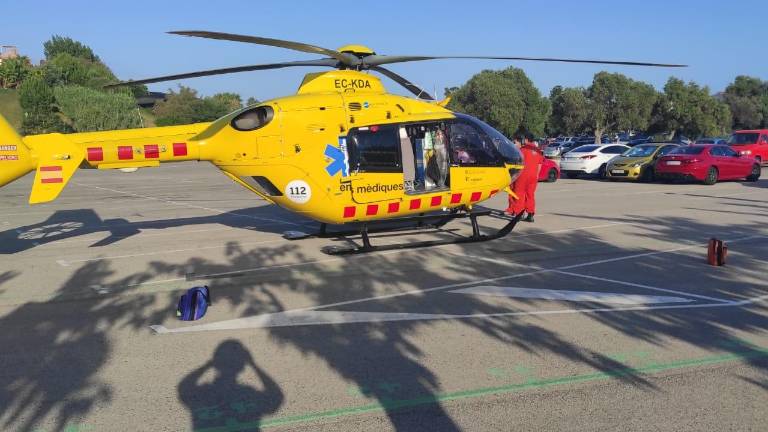 Se activó el helicóptero, aunque al final no se activó traslado aéreo. FOTO: DT